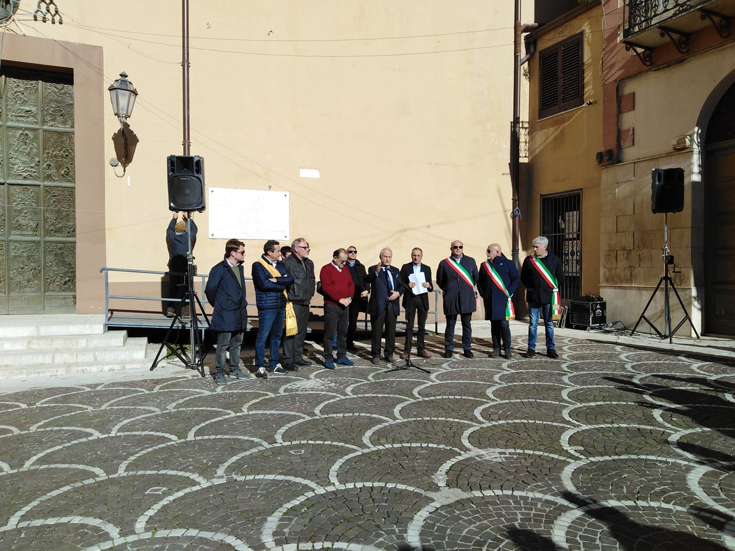 Sit-in del Comitato “Vogliamo la strada Corleone/Partinico”