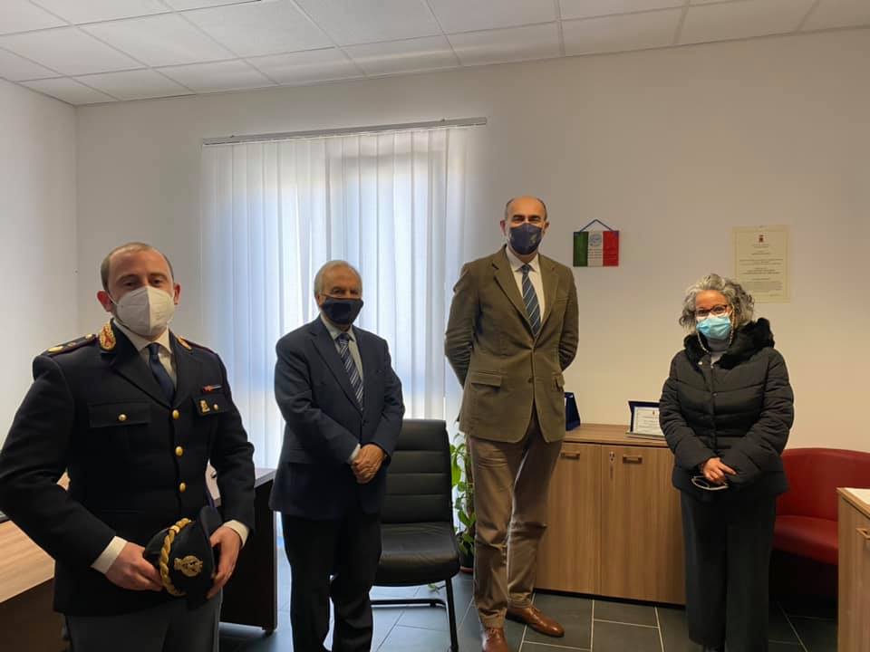 Il questore di Palermo in visita al commissariato