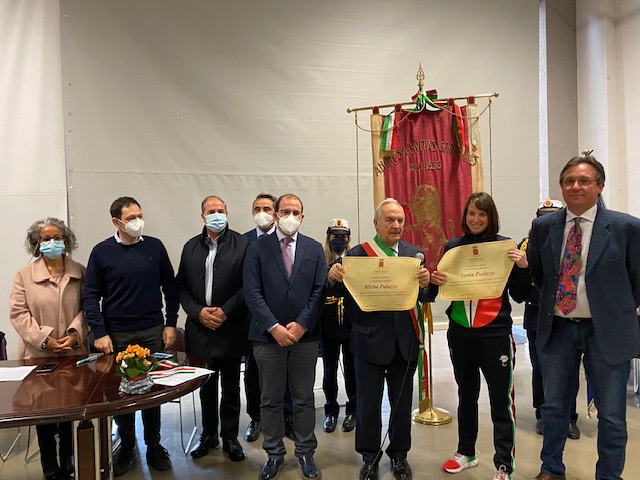 Conferita la cittadinanza onoraria agli atleti paralimpici Xenia e Misha Palazzo
