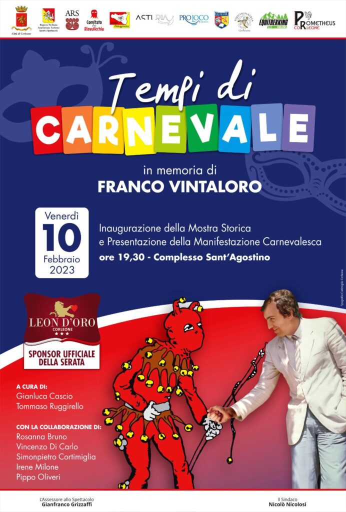 Al via venerdì le manifestazioni del Carnevale