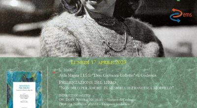 Lunedì 17 aprile 2023 la presentazione del libro su Francesca Morvillo
